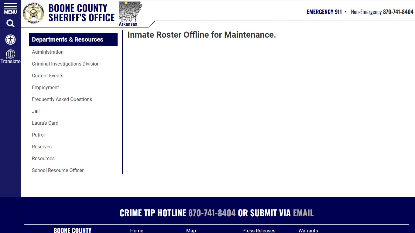 Inmate Roster - Current Inmates Booking Date Descending - Boone County ...